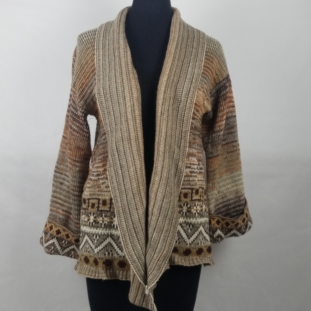 🌻Rosanna Vintage Sweater Coat Made in USA L